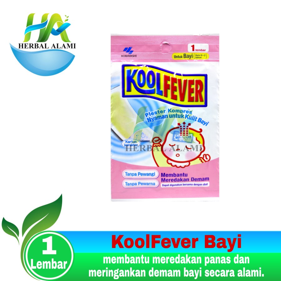 KoolFever Bayi - Kool Fever Plester Kompres Penurun Panas Bayi