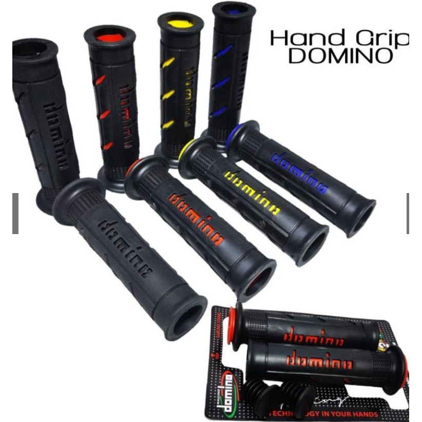 HANDGRIP DOMINO/HANFAT DOMINO UNIVERSAL NMAX/AEROX/R15/CBR/VIXION/NINJA/VARIO &amp; MOTOR LAIN NYA