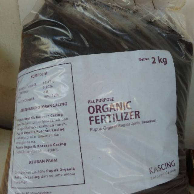 Pupuk organik kascing