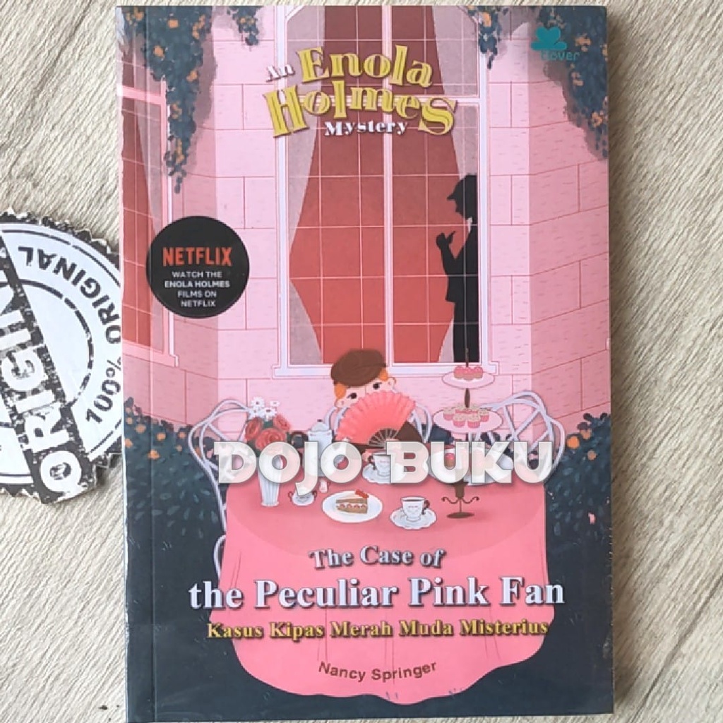 Buku Kisah Misteri Enola Holmes: Kasus Kipas Merah Muda Misterius