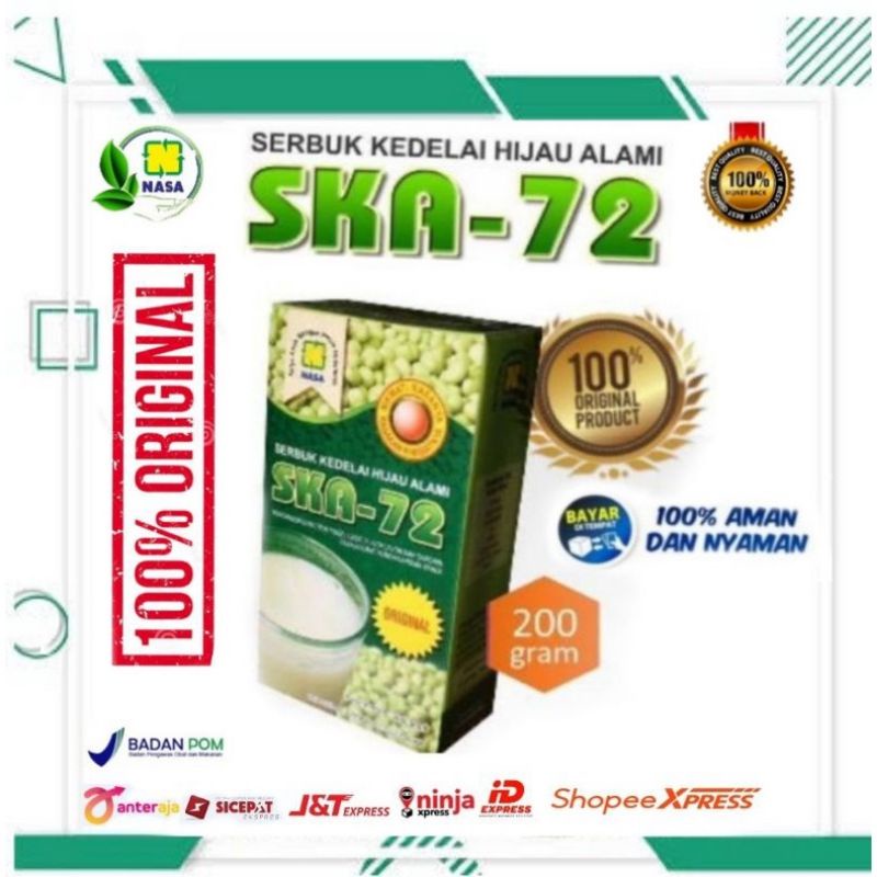 

COD/SKA - 72 ORIGINAL 100%/SERBUK KEDELAI HIJAU ALAMI/MINUMAN ALAMI /