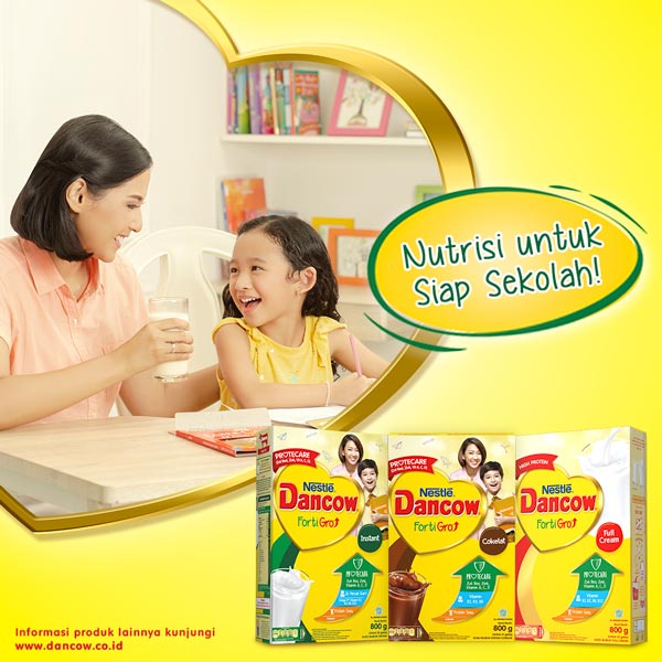 DANCOW Fortigro Coklat Susu Bubuk Susu Anak 780g