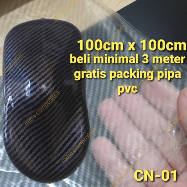Cn-01 water transfer printing film carbon celup karbon celup wtp wtf carbon printing hitam carbon