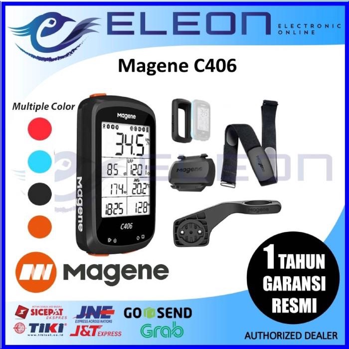 Magene C406 Speedometer Gps Bike Computer Magene C406 - Garansi Resmi