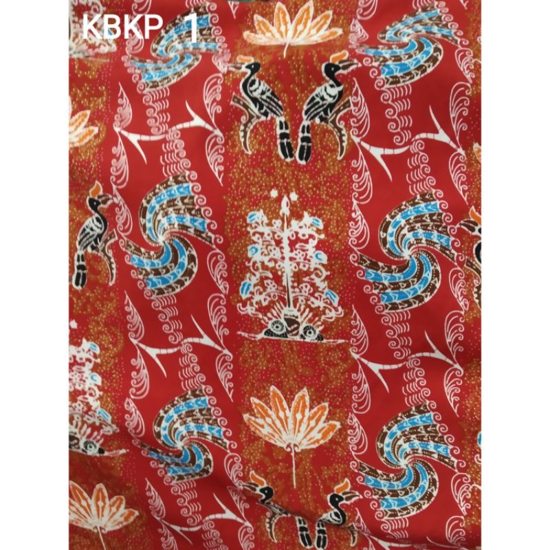 Kain Batik Kalteng Poliester Motif Batang Garing khas Dayak KBKP