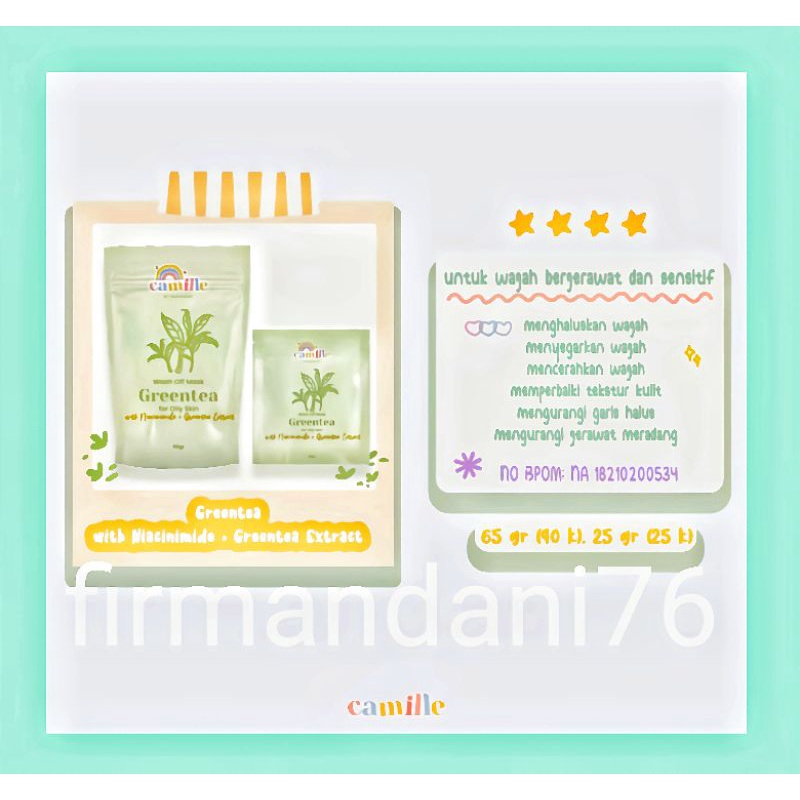 Camille Beauty NadShavv AGENT RESMI PUSAT❤️Langsung Kirim CAMILLE BEAUTY 65gr❤️Bpom Register-2