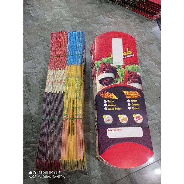 Jual dus kebab isi 100 lembar / wadah kebab 100 lembar / kemasan kebab