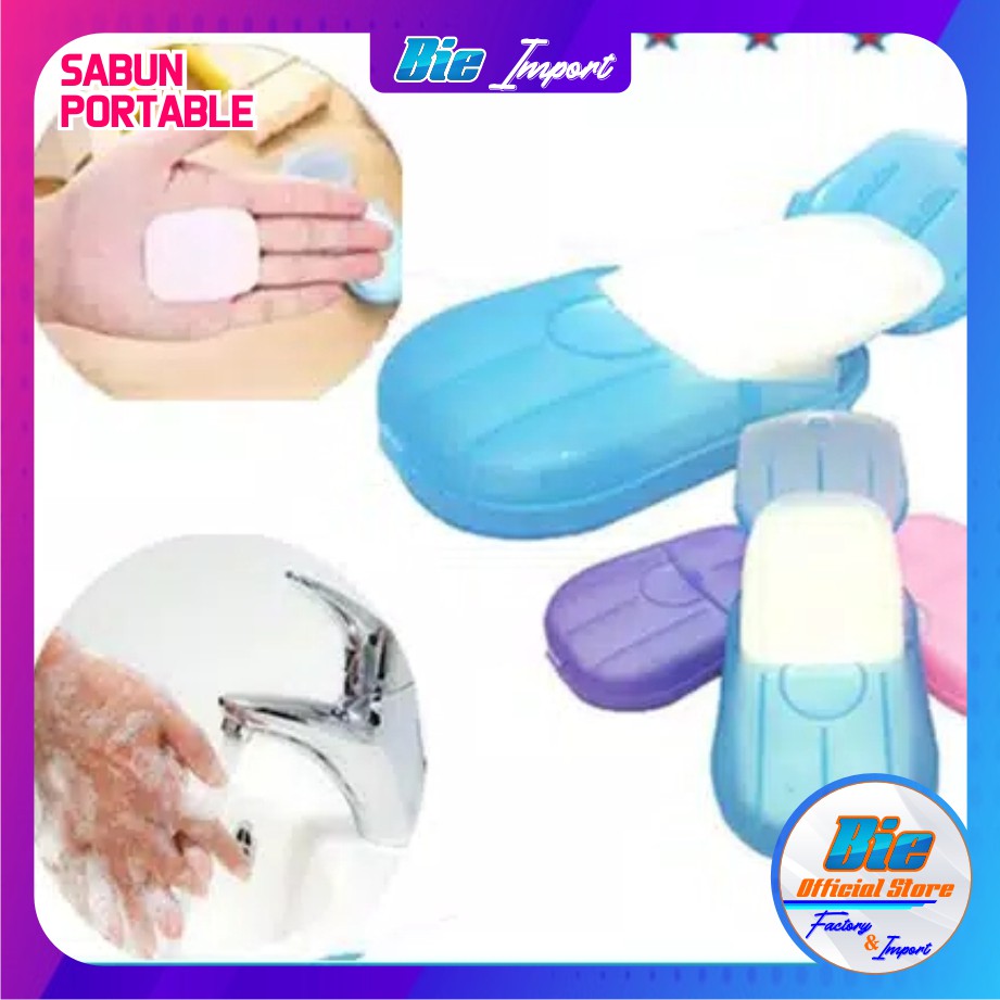 Sabun Papper Soap Portable Travel Impor