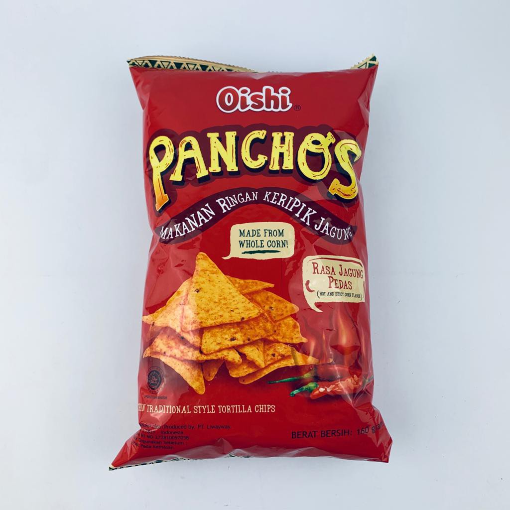 Oishi / Panchos / Jagung pedas / 145g