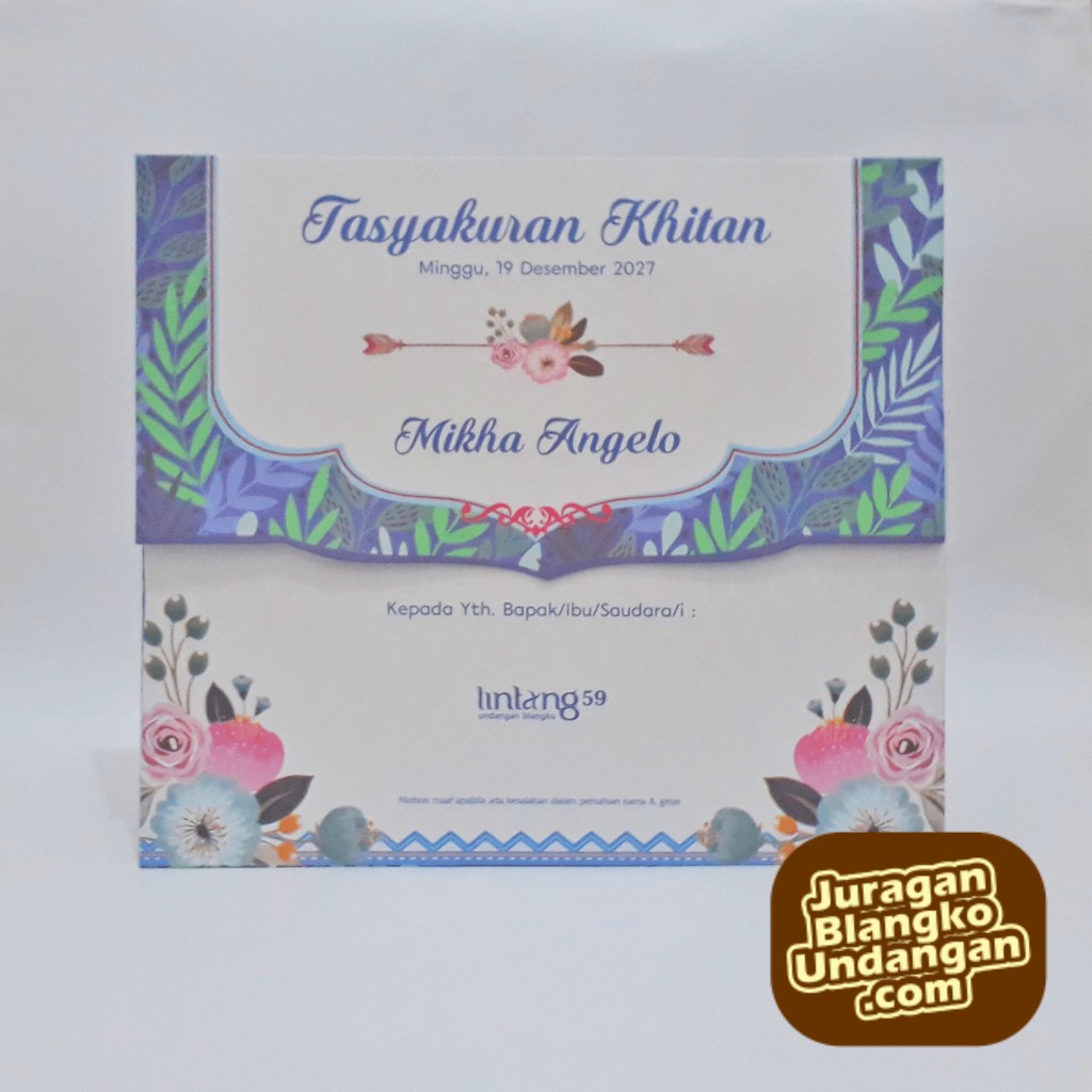 PUSAT GROSIR BLANGKO UNDANGAN PERNIKAHAN LINTANG 59 - MURAH