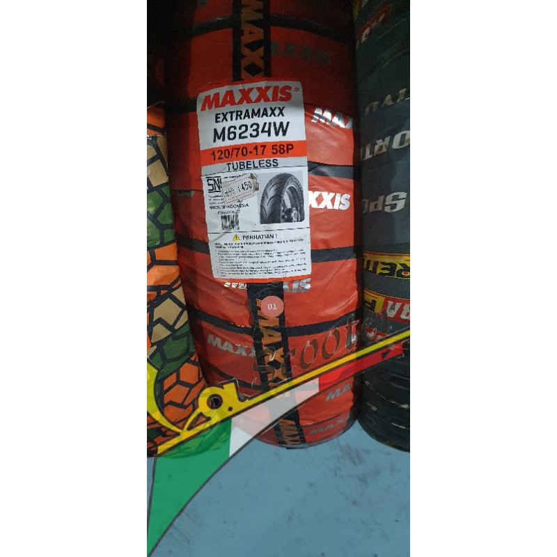 Ban MAXXIS Extramaxx 120/70 Ring 17 tubeless Ban Motor Sport R25 NinjaFi CBR GSX