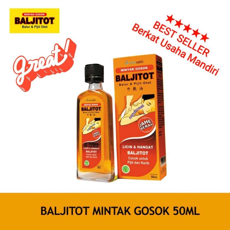 Baljitot Minyak Gosok 50ml Termurah &amp; Terlaris