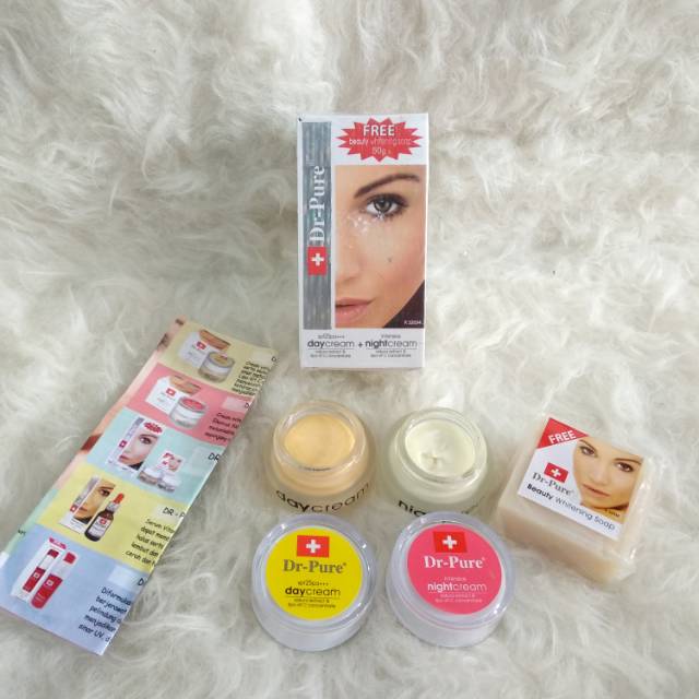 KRIM DR PURE SET (SABUN,SIANG,MALAM)