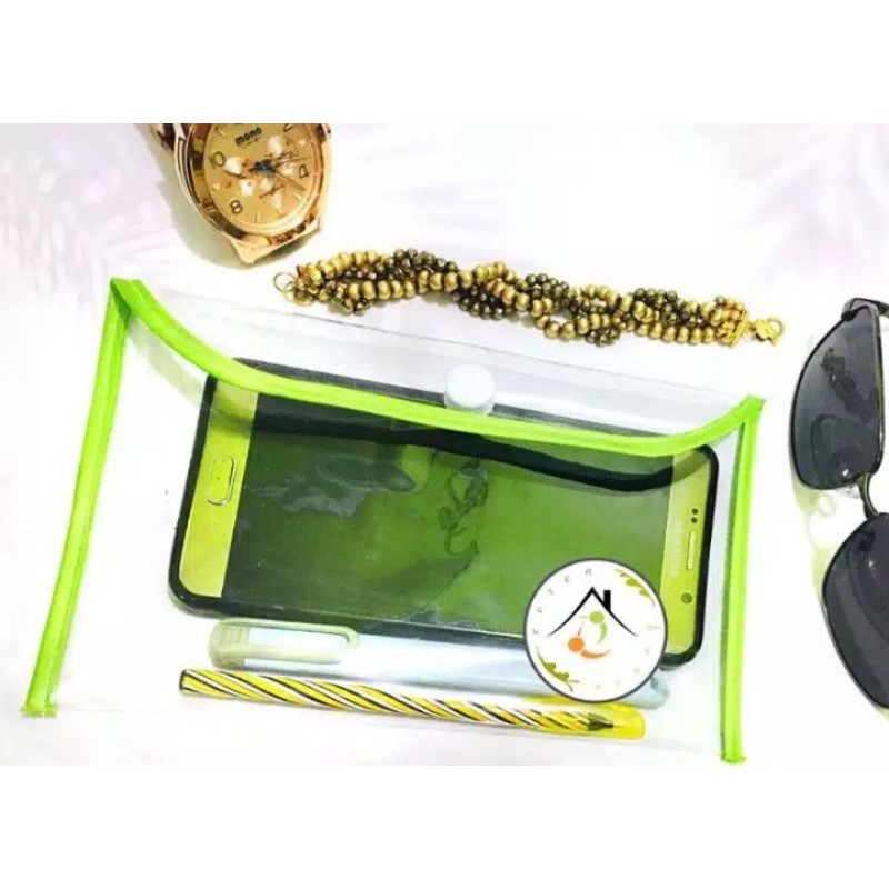 pouch mask / dompet masker / dompet transparan serbaguna