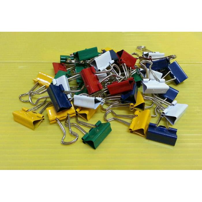 

UKRION-Joyko Binder Clip Warna No. 107 (1 Drum Isi 40 Pcs)