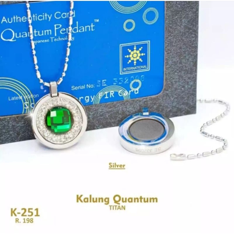 [COD] KALUNG KESEHATAN PRIA DAN WANITA KALUNG  QUANTUM PANDANT