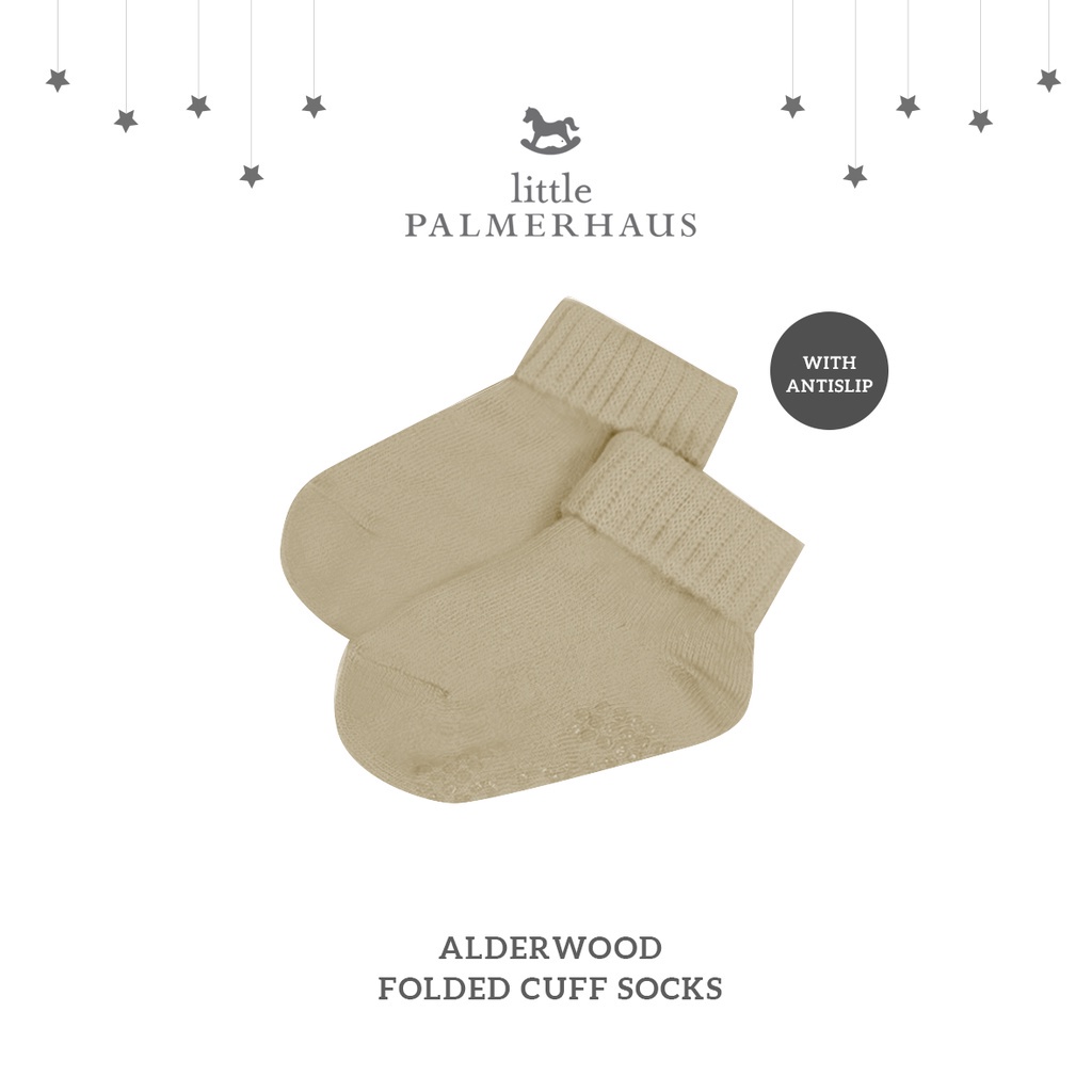 Little Palmerhaus Folded Cuff Socks Kaos Kaki Bayi Anti Slip