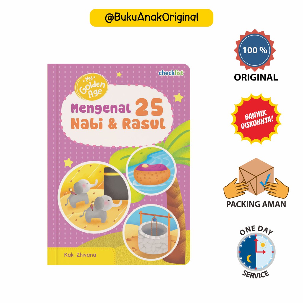 Boardbook Anak Mengenal 25 Nabi & Rasul