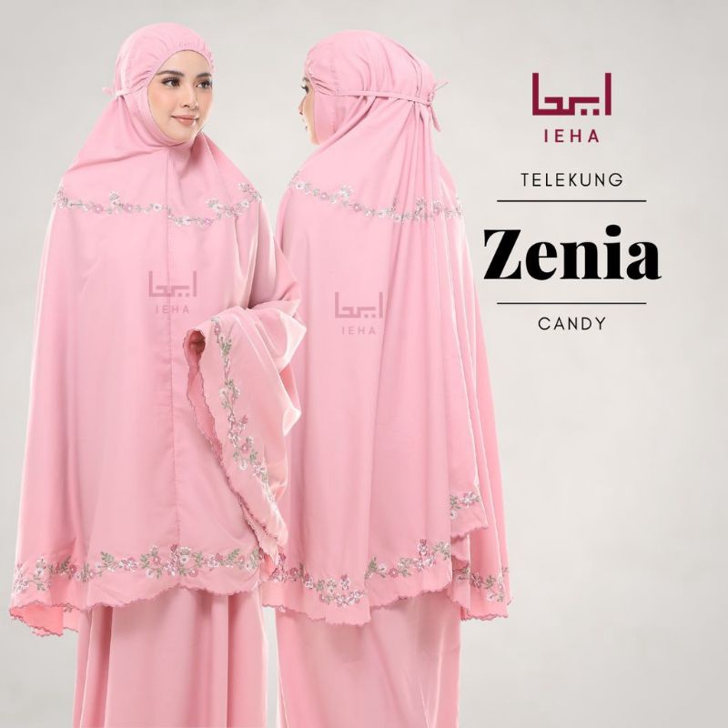 Suryabordirtasik - Mukena Telekung Dewasa Zenia Bordir