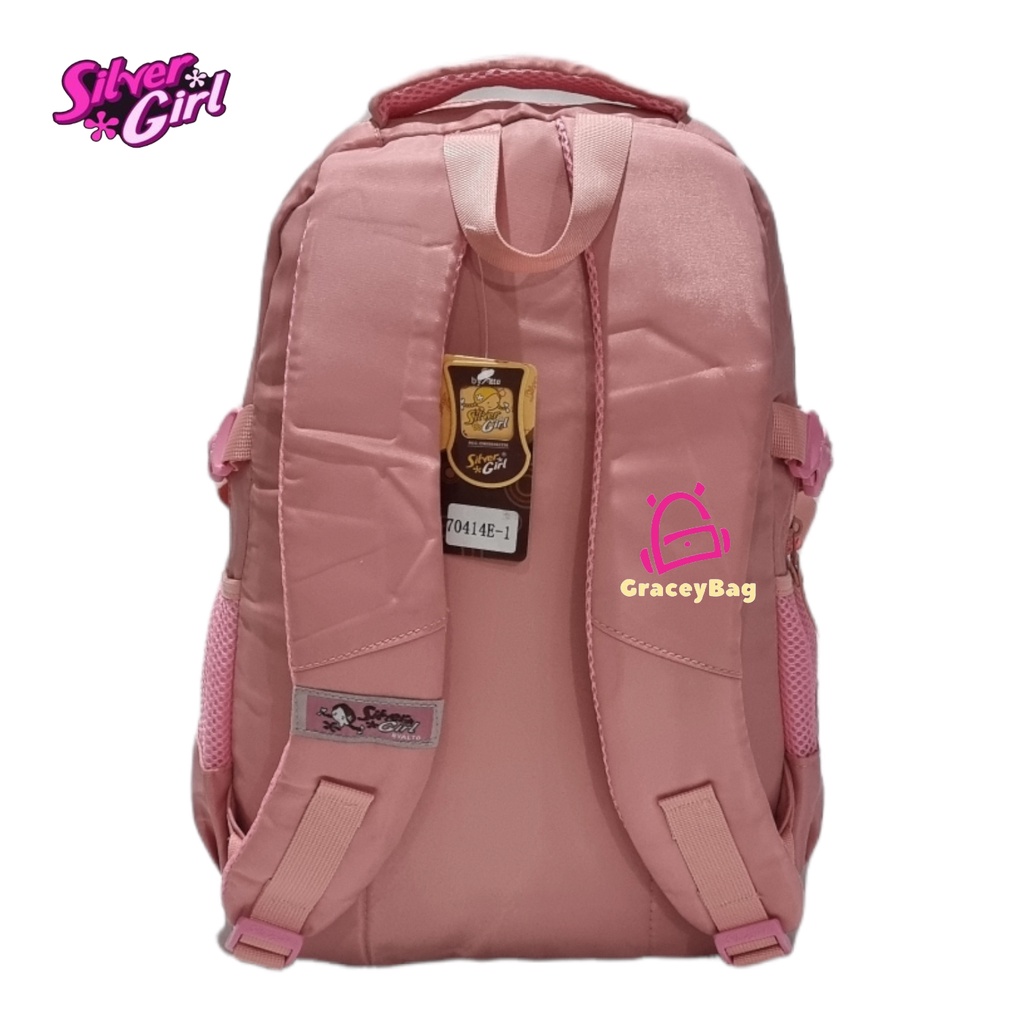 GB-70414E Tas Ransel Sekolah Anak Perempuan / Remaja Silvergirl