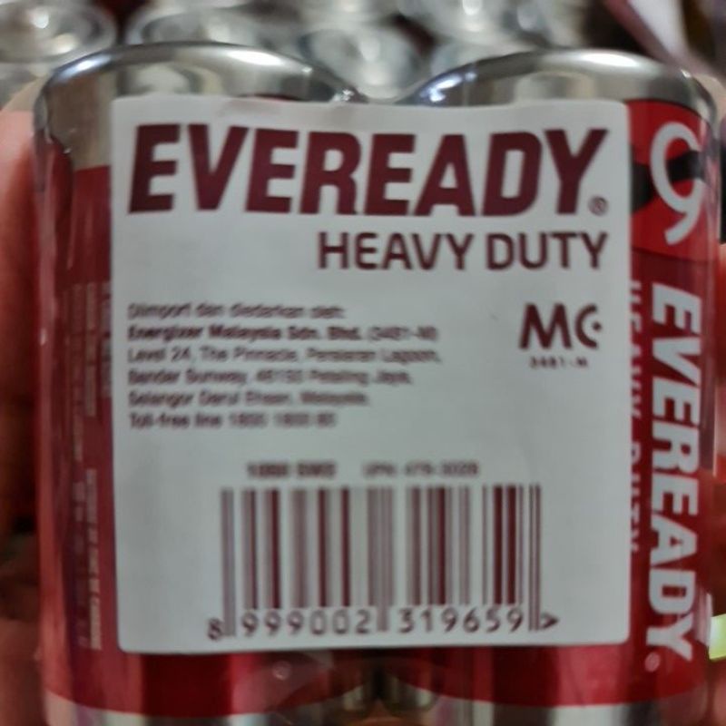 Baterai Battery besar eveready C size