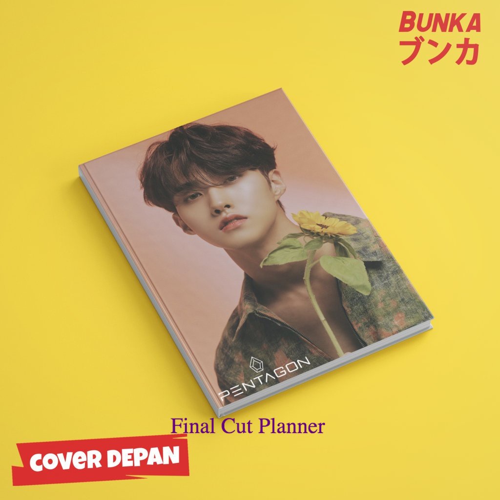 

buku tulis polos/bergaris KPOP Pentagon Concept Yeoone Hardcover A5 Buku Tulis Catatan Notes Agenda Planner Jurnal