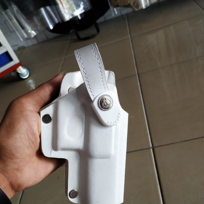 holster kulit hs hs9 polri murah