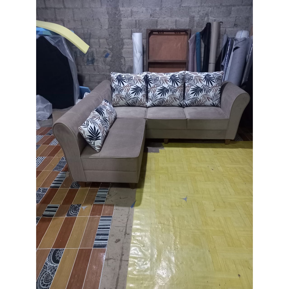 sofa L putus seina tanpa meja/sofaL/sofa