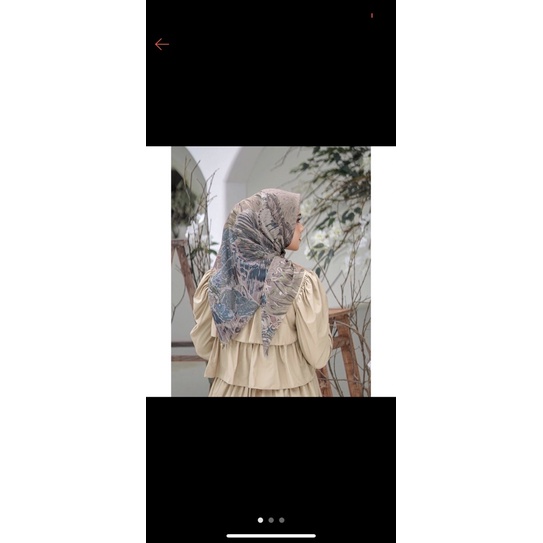 the Farsha satin Khaki buttonscarves