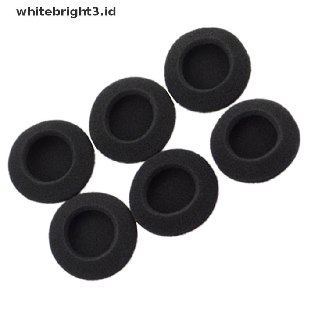 (whitebright3.id) 10pcs Busa Bantalan Telinga Pengganti Ukuran 5cm Untuk Headphone PC131 PX100