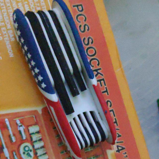 Kunci L Kenmaster 9pcs Lipat Praktis Spion Baut Body Motor /peralatan Elektronik Dll