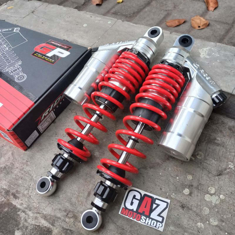 Shock Tabung Ride IT GP 277 RDC Double 320 340 mm Klik Shockbreaker Skok Belakang Tabung CB GL MP RX King Supra X 32 34 cm