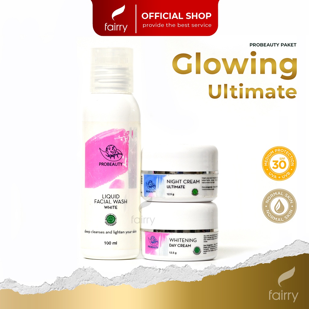 PROBEAUTY Paket Wajah Glowing Ultimate - Paket Skincare Glowing Murah Bpom-4