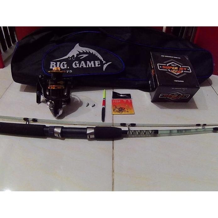 1 Set Pancing Laut Dengan Kekuatan Hingga 30Kg Panjang Joran 150/ 165 Sale R12B