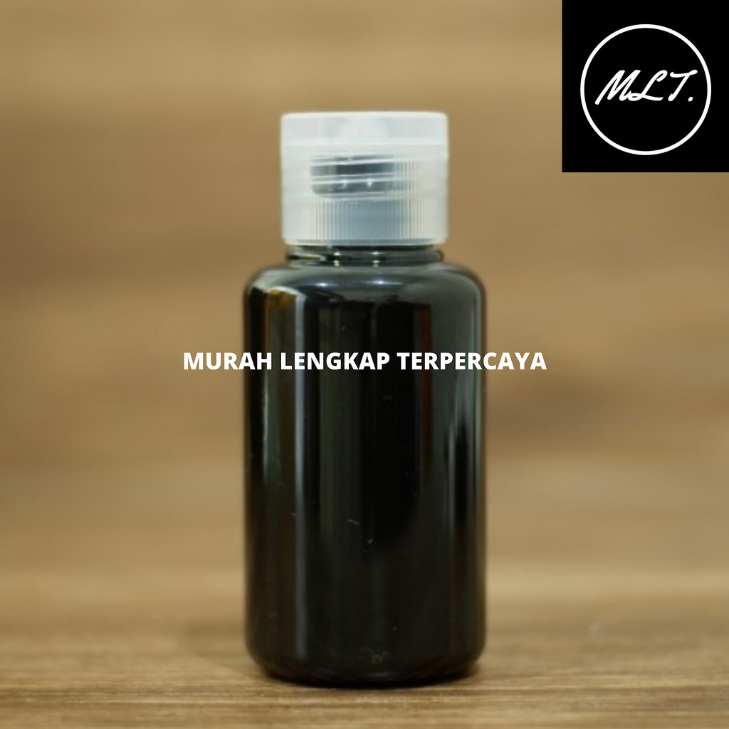 BOTOL FLIPTOP 60 ML TUBULAR HITAM