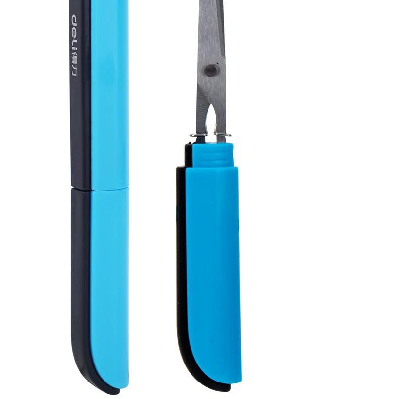 

PROMO BESAR (duv-234) Deli Gunting Mini Stainless Steel tahan lama ada pelindung lengan aman digunak