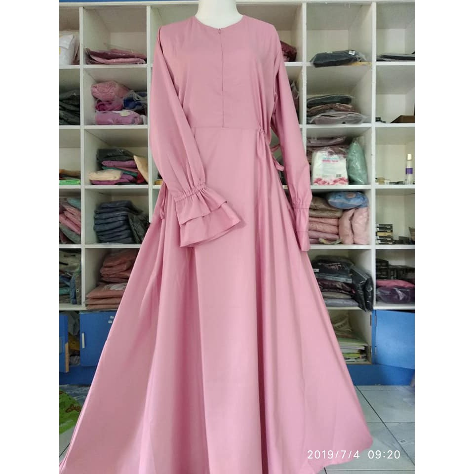 PIPIT DRESS || Gamis Simple Syari By Wanoja Hijab