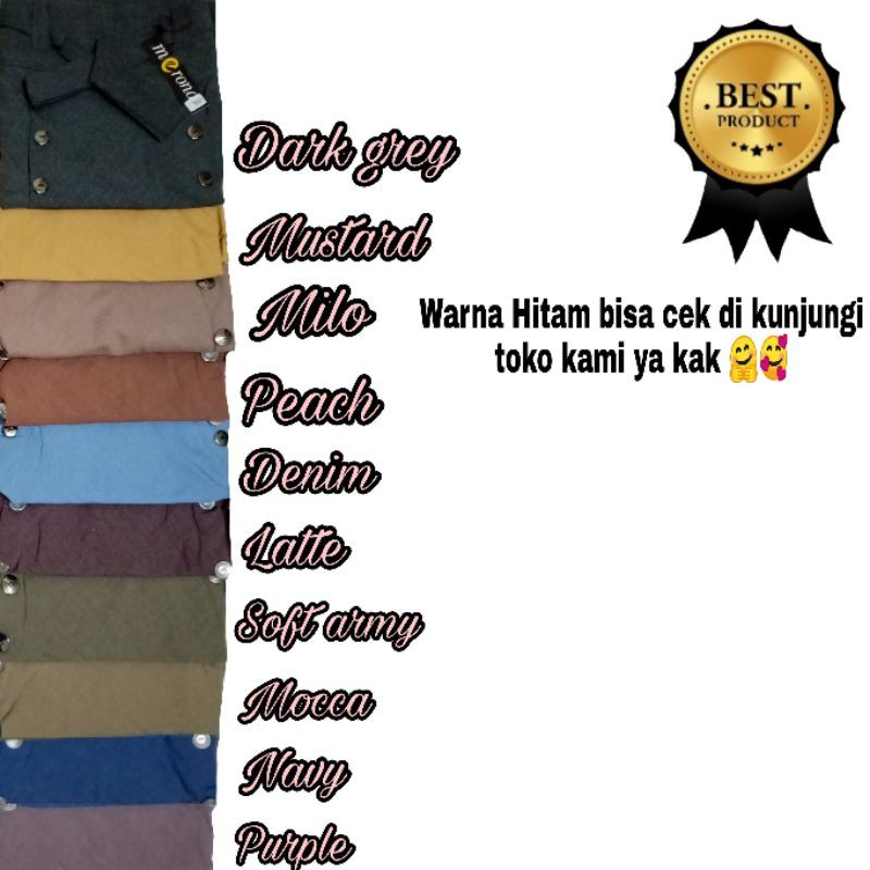 Rok Naura Skirt Payung Panjang Katun Supernova Tebal PREMIUM