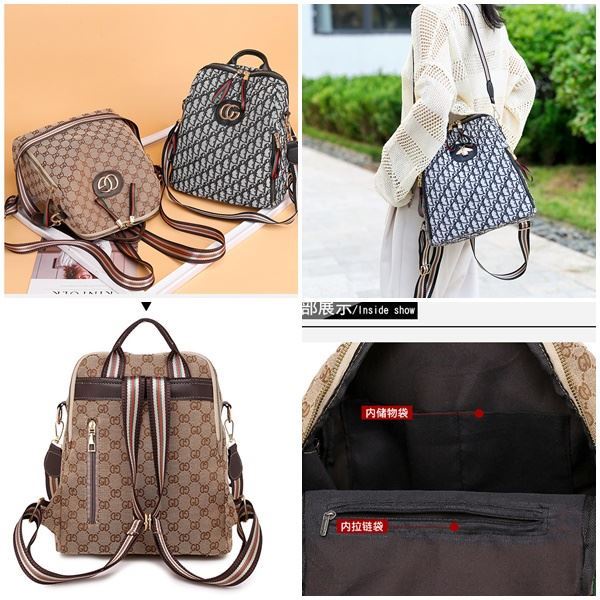 (COD) Vyctoria VOS1672 Tas Ransel Wanita Import Backpack Murah Promo JT485 LT1672 BQ3167 EL705 CR7107 485 1672 3167 705 7107