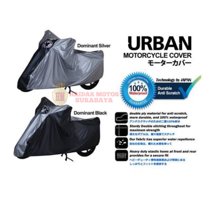 Urban motorcycle cover Jas hujan motor Sarung motor urban Cover motor urban jumbo Cover motor urban