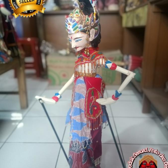 wayang golek wayang satria lesmana/widandini 70cm kualitas bagus