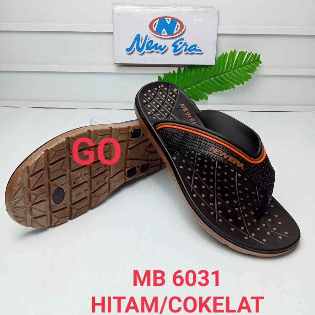 gof NEW ERA MB 6031 Sandal Jepit Pria Dewasa Casual Sendal Laki Perempuan Size 38-44