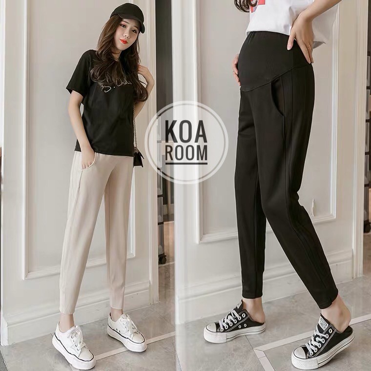 REKOMEN!!Maternity Jogger Pants (Celana Jogger Bumil )