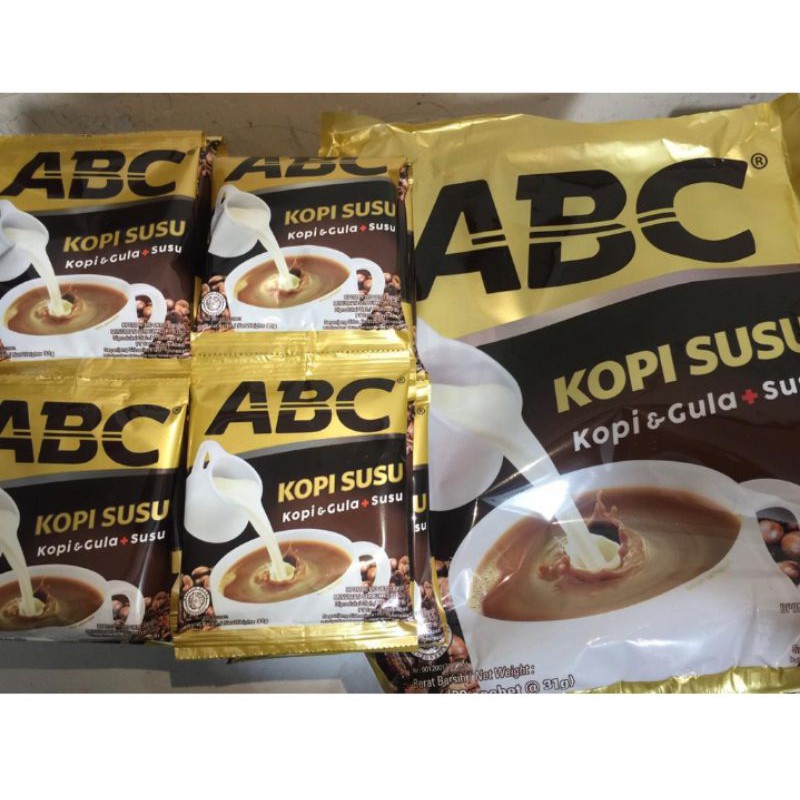 Kopi ABC Susu 10 x 31gr