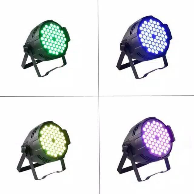 LAMPU PAR LED 54 FULL COLOUR