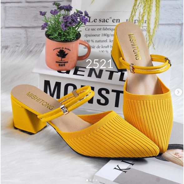 Heels wanita 2521 import realpict