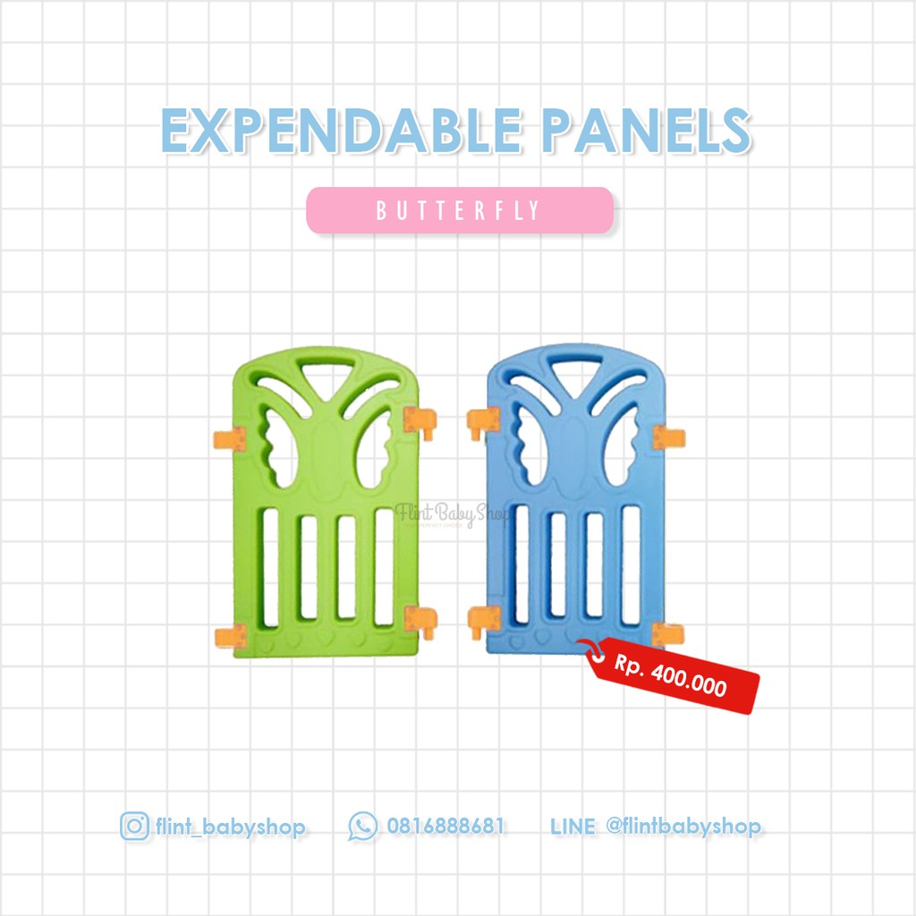 EXPANDABLE PANEL MOTIF BUTTERFLY