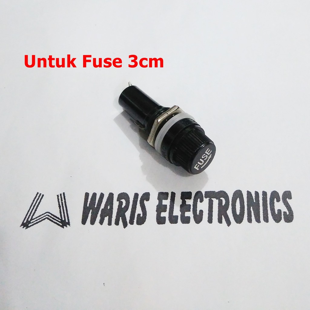 Rumah sekering sekring fuse box fuse holder tabung 3cm