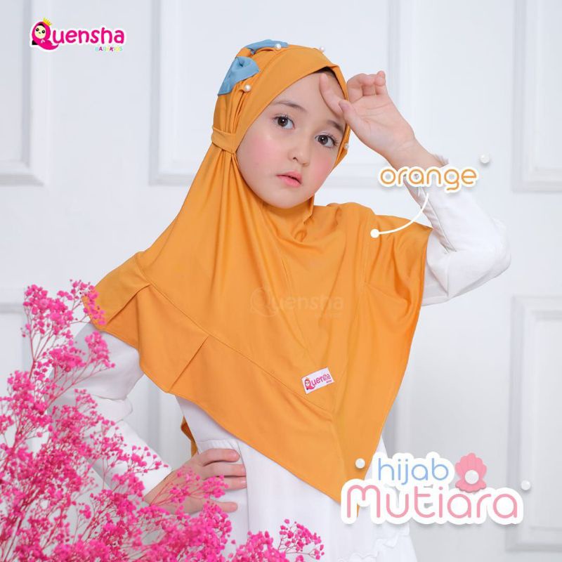 hijab anak anak/ hijab mutiara/ hijab instan/ hijab quensha bisa COD
