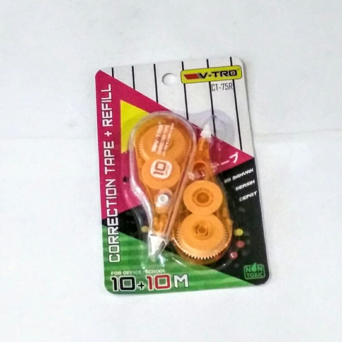 

Bergaransi Cirection Tape + Refill V-Tro Ct-75R Murah